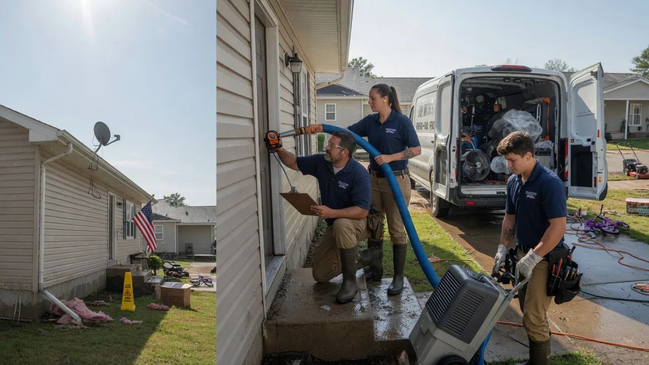 Ceiling Water Damage Restoration in Amherst, VA near me